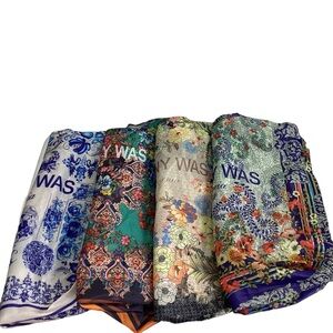 NWOT Johnny Was Packable Reusable Tote Bag Bundle